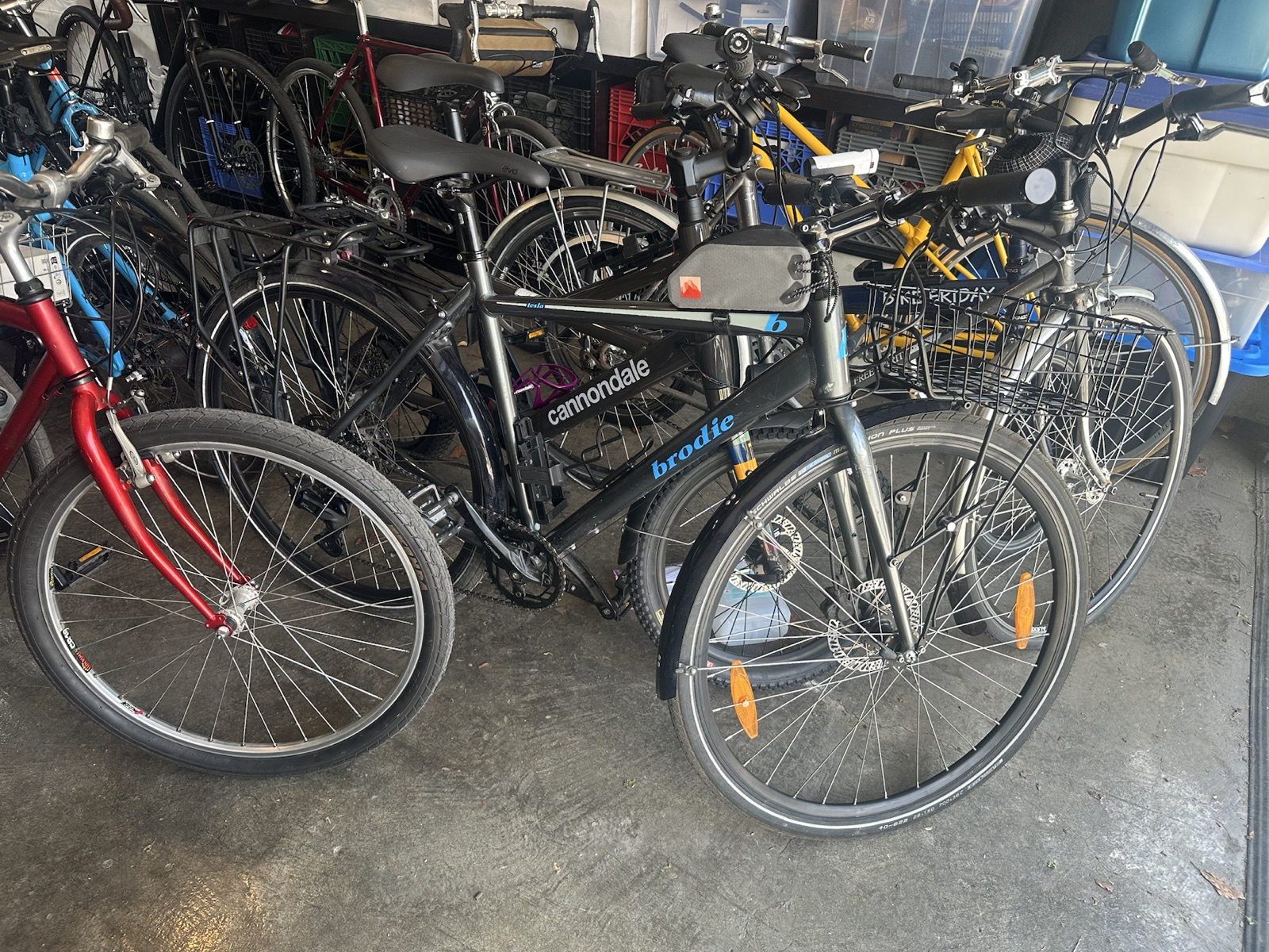 Hand-built bicycle from Matthew's collection